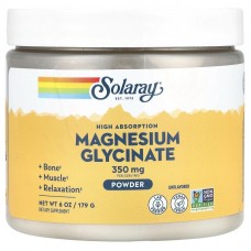 Solaray Magnesium Glycinate 350 mg High Absorption, 179 грам