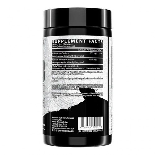 Nutrex Research HMB 1000, 120 капсул CN14150 Nutrex Research Nutrex Research HMB 1000, 120 капсул CN14150 Nutrex Research