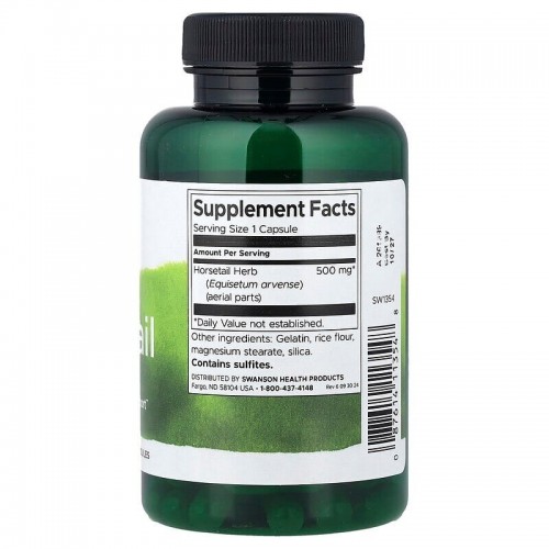 Swanson Horsetail 500 mg, 90 капсул CN20225-1 Swanson Swanson Horsetail 500 mg, 90 капсул CN20225-1 Swanson
