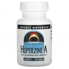 Source Naturals Huperzine А 100 mcg, 120 таблеток Source Naturals Huperzine А 100 mcg, 120 таблеток