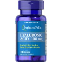 Puritan's Pride Hyaluronic Acid 100 mg, 30 капсул Puritan's Pride Hyaluronic Acid 100 mg, 30 капсул