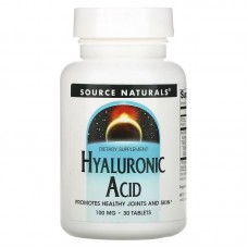 Source Naturals Hyaluronic Acid 100 mcg, 30 таблеток Source Naturals Hyaluronic Acid 100 mcg, 30 таблеток