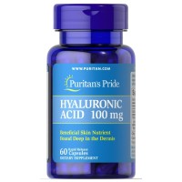 Puritan's Pride Hyaluronic Acid 100 mg, 60 капсул Puritan's Pride Hyaluronic Acid 100 mg, 60 капсул