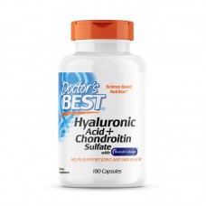 Doctor's Best Hyaluronic Acid with Chondroitin Sulfate, 180 капсул Doctor's Best Hyaluronic Acid with Chondroitin Sulfate, 180 капсул