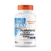 Doctor's Best Hyaluronic Acid with Chondroitin Sulfate, 60 капсул Doctor's Best Hyaluronic Acid with Chondroitin Sulfate, 60 капсул