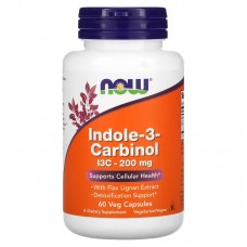 NOW Indole-3-Carbinol 200 mg, 60 вегакапсул NOW Indole-3-Carbinol 200 mg, 60 вегакапсул