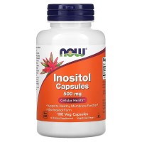 NOW Inositol 500 mg, 100 вегакапсул NOW Inositol 500 mg, 100 вегакапсул