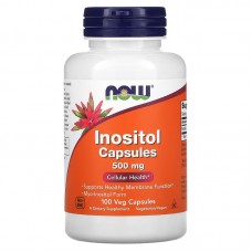 NOW Inositol 500 mg, 100 вегакапсул