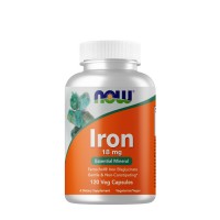 NOW Iron 18 mg, 120 вегакапсул NOW Iron 18 mg, 120 вегакапсул