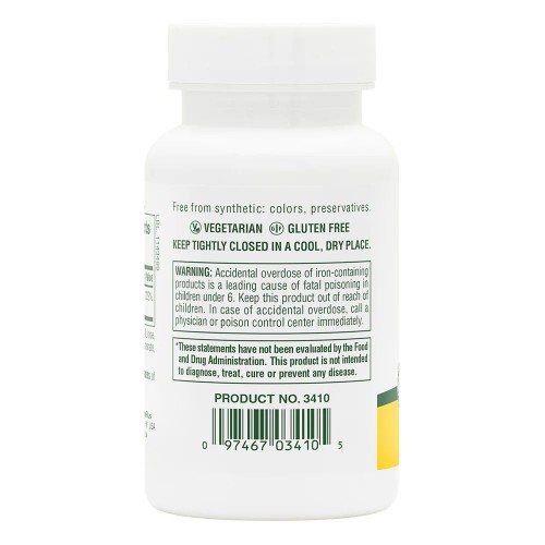Natures Plus Iron 40 mg, 90 таблеток CN13547 Natures Plus Natures Plus Iron 40 mg, 90 таблеток CN13547 Natures Plus