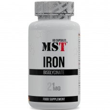 MST Nutrition Iron Bisglycinate, 60 капсул MST Nutrition Iron Bisglycinate, 60 капсул
