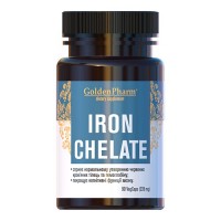 Golden Pharm Iron Chelate, 90 вегакапсул Golden Pharm Iron Chelate, 90 вегакапсул