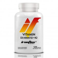 IronFlex Vitamin D3 4000 + K2, 120 таблеток