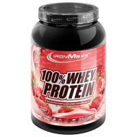 Ironmaxx 100% Whey Protein, 900 грам - Полуниця Ironmaxx 100% Whey Protein, 900 грам - Полуниця