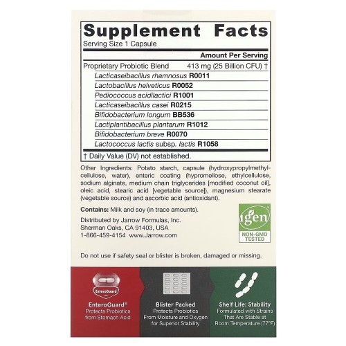 Jarrow Formulas Jarro-Dophilus EPS 25 Billion, 30 вегакапсул CN15132 Jarrow Formulas Jarrow Formulas Jarro-Dophilus EPS 25 Billion, 30 вегакапсул CN15132 Jarrow Formulas