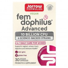 Jarrow Formulas Vegan Fem Dophilus Advanced 10 Billion CFU, 30 вегакапсул Jarrow Formulas Vegan Fem Dophilus Advanced 10 Billion CFU, 30 вегакапсул