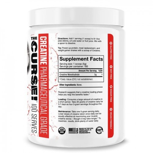 JNX Sports The Curse Creatine, 500 грам CN15235 JNX Sports JNX Sports The Curse Creatine, 500 грам CN15235 JNX Sports