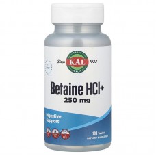 KAL Betaine HCl+ 250 mg, 100 таблеток KAL Betaine HCl+ 250 mg, 100 таблеток