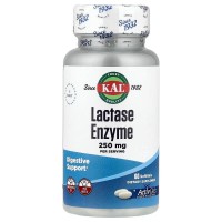 KAL Lactase Enzyme 250 mg, 60 капсул