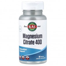 KAL Magnesium Citrate 400 mg, 60 таблеток