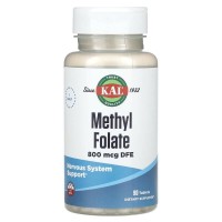 KAL Methyl Folate 800 mcg, 90 таблеток