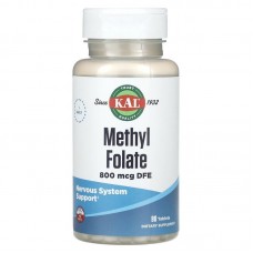 KAL Methyl Folate 800 mcg, 90 таблеток