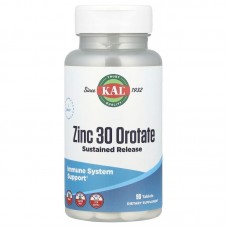 KAL Zinc 30 Orotate, 90 таблеток