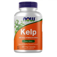NOW Kelp 325 mcg, 250 вегакапсул