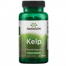 Swanson Kelp Iodine Source 225 mcg, 250 таблеток Swanson Kelp Iodine Source 225 mcg, 250 таблеток