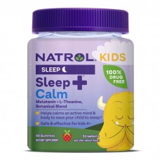 Natrol Kid's Sleep + Calm, 60 желейок - Полуниця