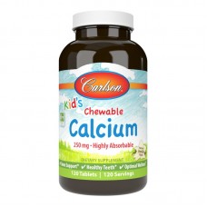 Carlson Labs Kid's Chewable Calcium, 120 таблеток Carlson Labs Kid's Chewable Calcium, 120 таблеток