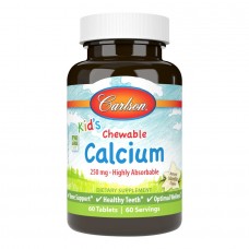 Carlson Labs Kid's Chewable Calcium, 60 таблеток Carlson Labs Kid's Chewable Calcium, 60 таблеток