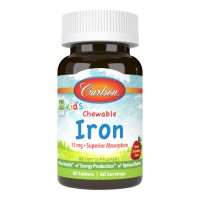 Carlson Labs Kid's Chewable Iron, 60 таблеток - Клубника Carlson Labs Kid's Chewable Iron, 60 таблеток - Клубника