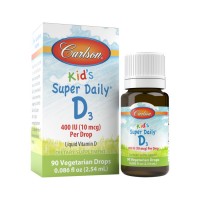 Carlson Labs Kid's Super Daily D3, 2.54 мл Carlson Labs Kid's Super Daily D3, 2.54 мл