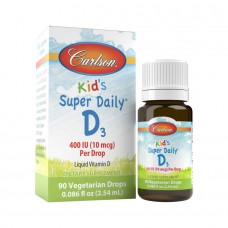 Carlson Labs Kid's Super Daily D3, 2.54 мл Carlson Labs Kid's Super Daily D3, 2.54 мл