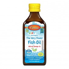 Carlson Labs Kid's The Very Finest Fish Oil, 200 мл - Лимон
