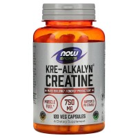 NOW Sports Kre-Alkalyn Creatine, 120 капсул NOW Sports Kre-Alkalyn Creatine, 120 капсул