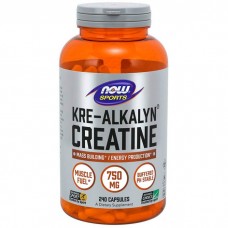 NOW Kre-Alkalyn Creatine, 240 капсул