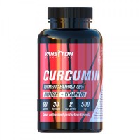 Vansiton Curcumin Bioperine Vitamin D3, 60 капсул Vansiton Curcumin Bioperine Vitamin D3, 60 капсул