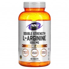 NOW Sports L-Arginine 1000 mg Double Strength, 180 таблеток NOW Sports L-Arginine 1000 mg Double Strength, 180 таблеток