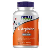 NOW L-Arginine 500 mg, 250 капсул