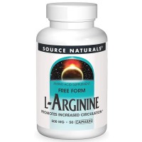 Source Naturals L-Arginine 500 mg, 50 капсул Source Naturals L-Arginine 500 mg, 50 капсул