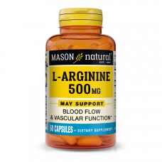 Mason Natural L-Arginine 500 mg, 60 капсул Mason Natural L-Arginine 500 mg, 60 капсул