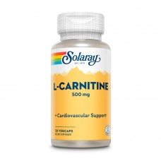 Solaray L-Carnitine 500 mg, 30 вегакапсул Solaray L-Carnitine 500 mg, 30 вегакапсул