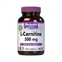 Bluebonnet Nutrition L-Carnitine 500 mg, 30 вегакапсул Bluebonnet Nutrition L-Carnitine 500 mg, 30 вегакапсул