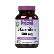 Bluebonnet Nutrition L-Carnitine 500 mg, 30 вегакапсул Bluebonnet Nutrition L-Carnitine 500 mg, 30 вегакапсул