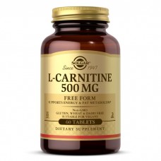 Solgar L-Carnitine 500 mg, 60 таблеток Solgar L-Carnitine 500 mg, 60 таблеток
