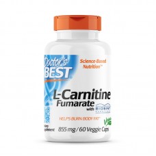 Doctor's Best L-Carnitine Fumarate 855 mg, 60 вегакапсул Doctor's Best L-Carnitine Fumarate 855 mg, 60 вегакапсул