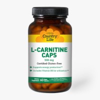 Country Life L-Carnitine, 60 капсул Country Life L-Carnitine, 60 капсул