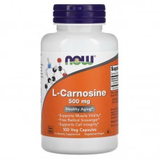 NOW L-Carnosine 500 mg, 100 вегакапсул NOW L-Carnosine 500 mg, 100 вегакапсул